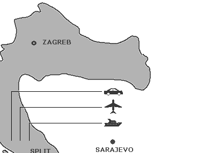 karta Hrvatske