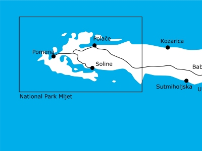 map of Mljet